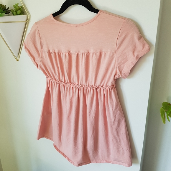 HUDSON Girls Blush Pink Babydoll Top Shirt XL - Picture 5 of 6